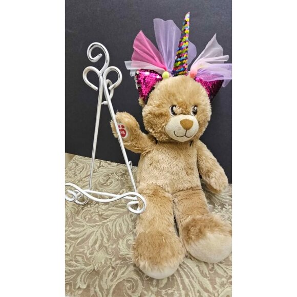 Unicorn Sequin Headband with Tulle Accents - Picture 2 of 6